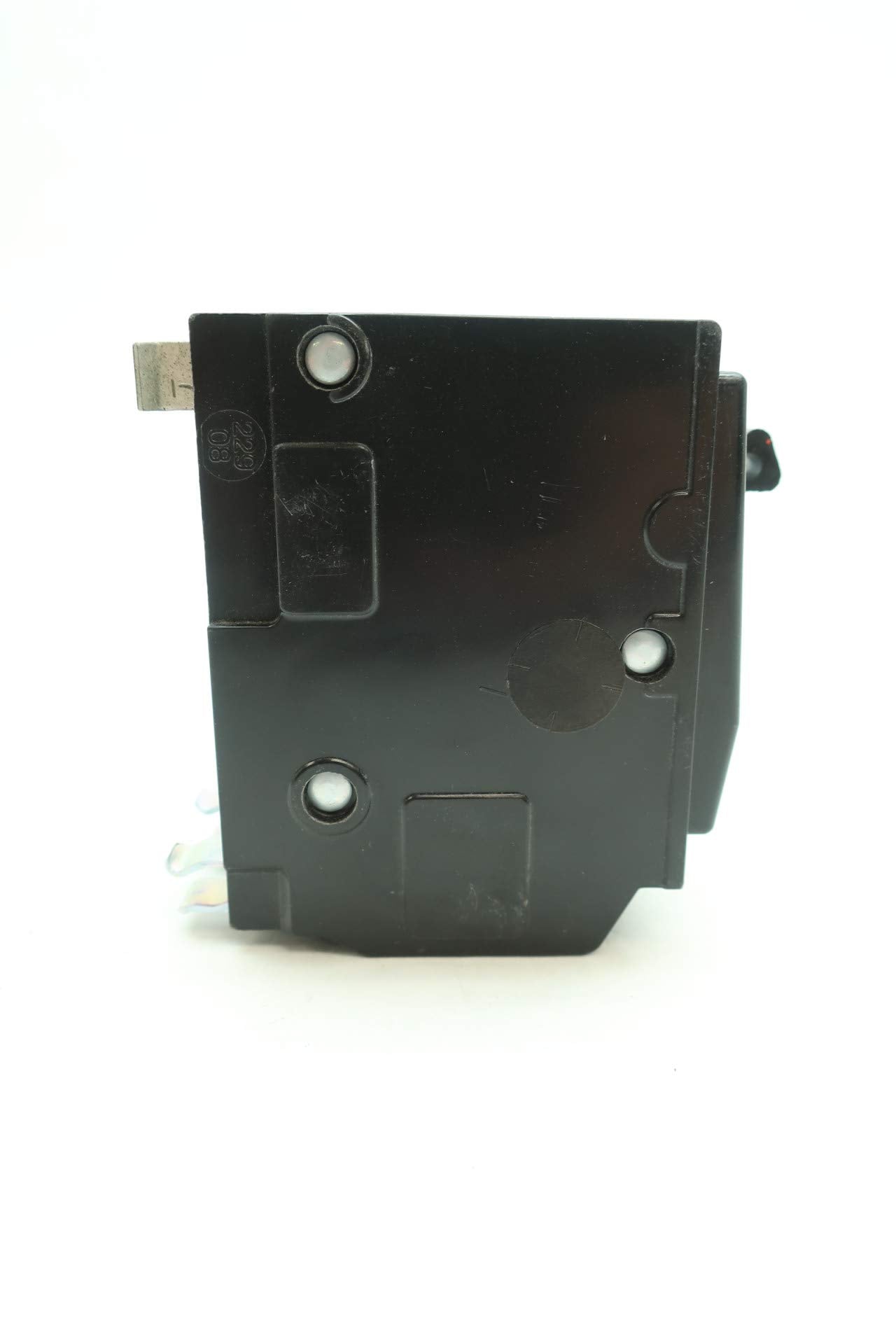 Square D QO260 60A 2P breaker, front label visibility for quick servicing.
