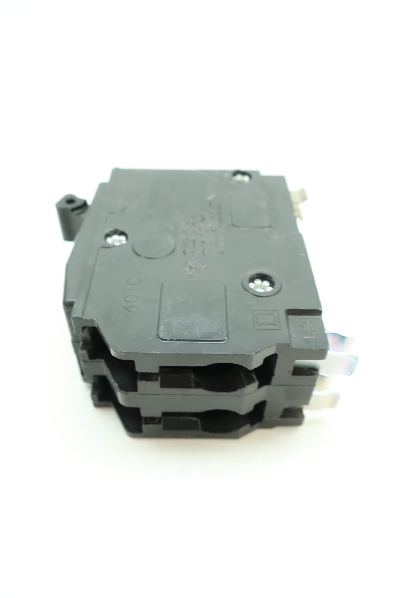 Square D QO260 60A 2P breaker, rating label aids correct replacement.