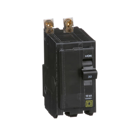 Square D QOB230CP circuit breaker bolt-on protects circuits in panels.