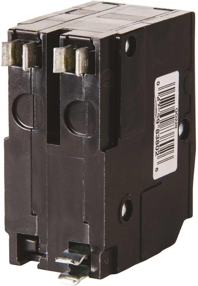Square D Qwik Open 50A two-pole 120/240V operation in a panel setup.