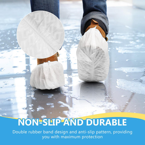 Squish multi-use shoe covers for open houses, labs, and workshops