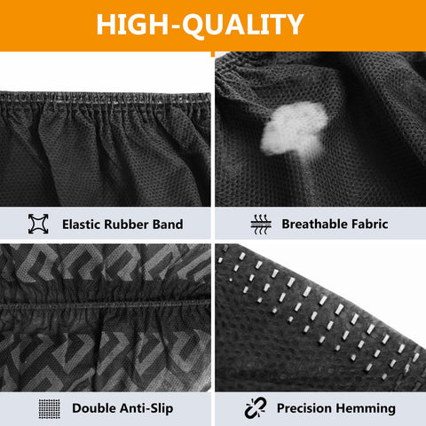 Squish large-size shoe covers stretch to fit sneakers and boots.