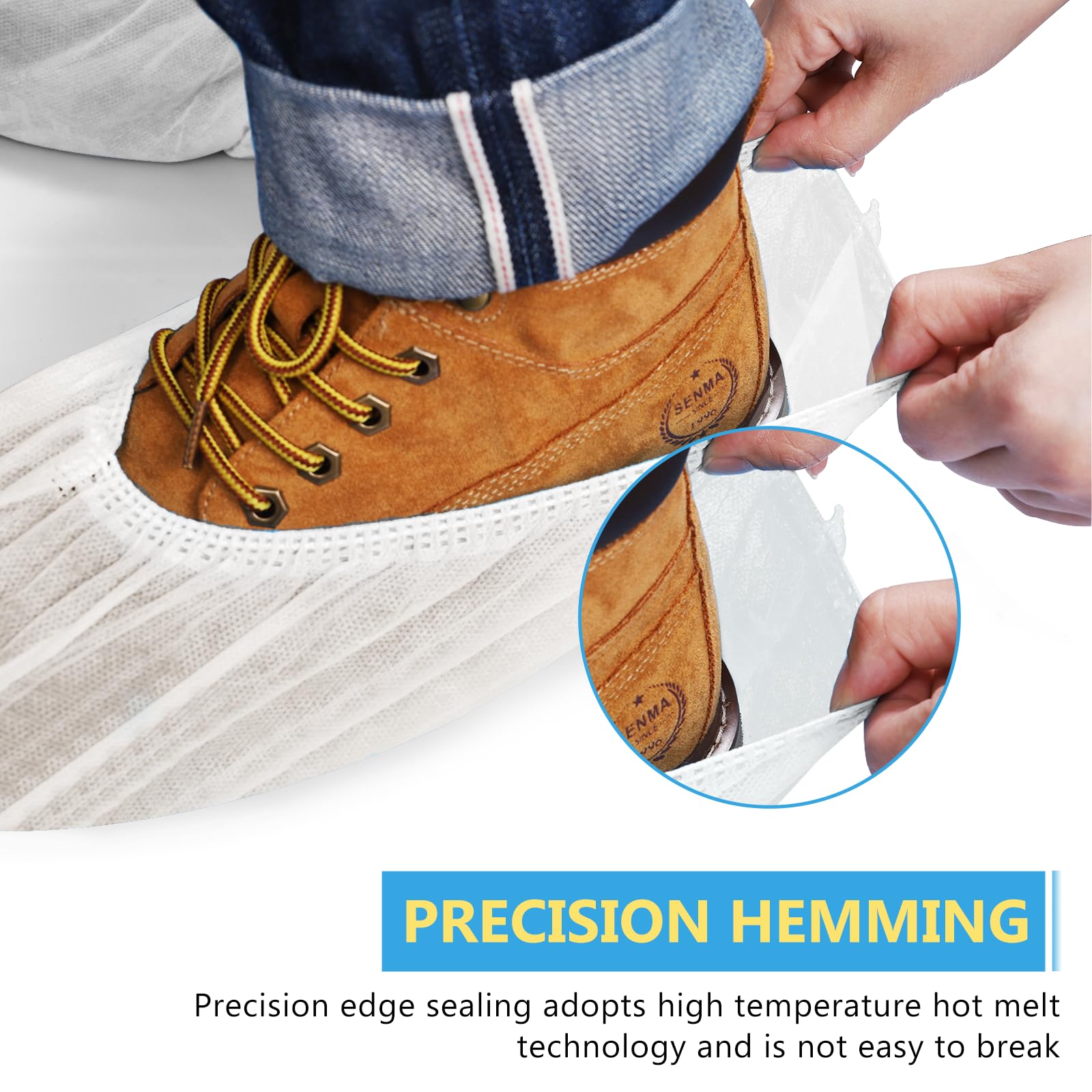 Squish wide-fit shoe covers for sizes 6–13 US for versatile use
