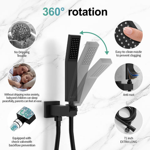 SR SUN RISE 16-inch shower arm for stable mounting