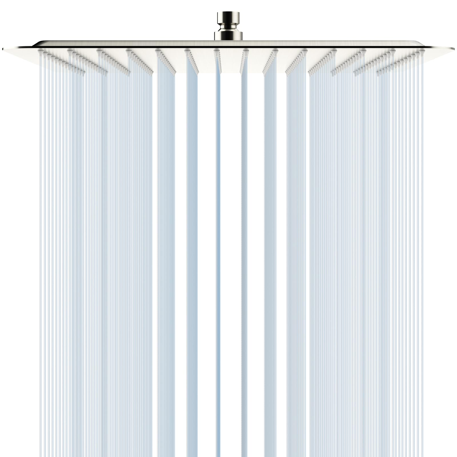 SR SUN RISE 16-inch shower head close-up in brushed nickel finish, durable and premium
