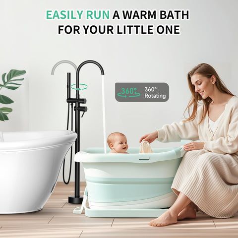 SR SUN RISE 3-function handheld shower head provides flexible rinsing options