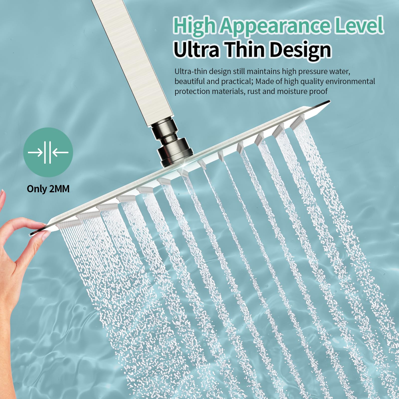 SR SUN RISE 304 stainless steel body ensures durability
