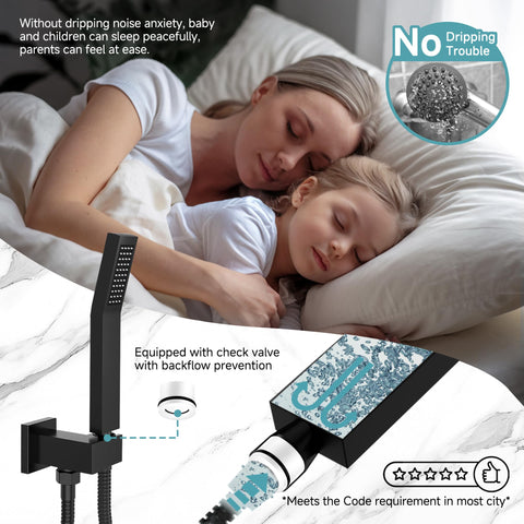SR SUN RISE 304 stainless steel showerhead withstands heat and humidity