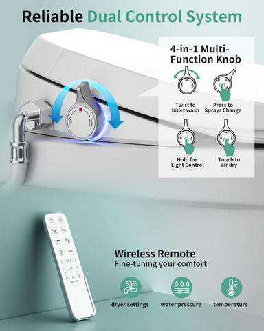 SR SUN RISE bidet wash modes offering customizable cleansing options
