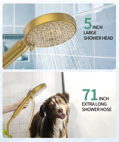 SR SUN RISE detachable shower head for easy cleaning and bathing