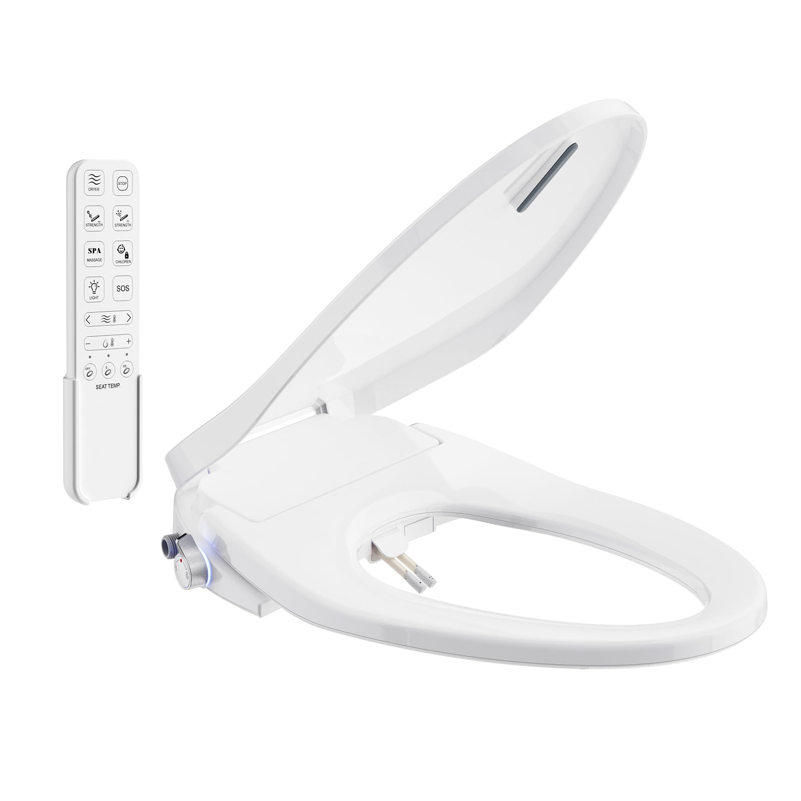 SR SUN RISE electric bidet seat with dual nozzles for feminine and rear wash