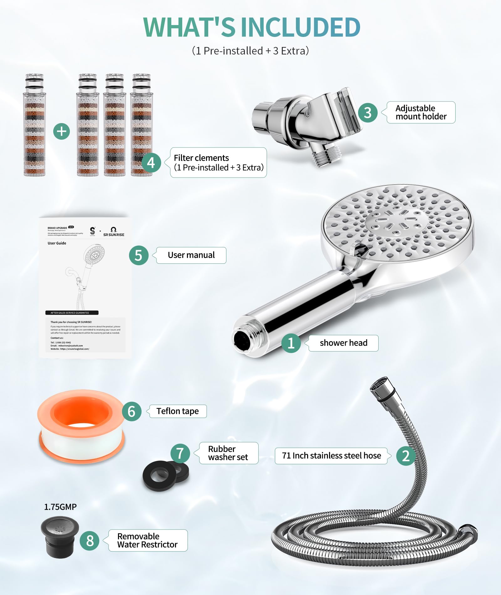 SR SUN RISE family use scenario for kids and pets with filtered water