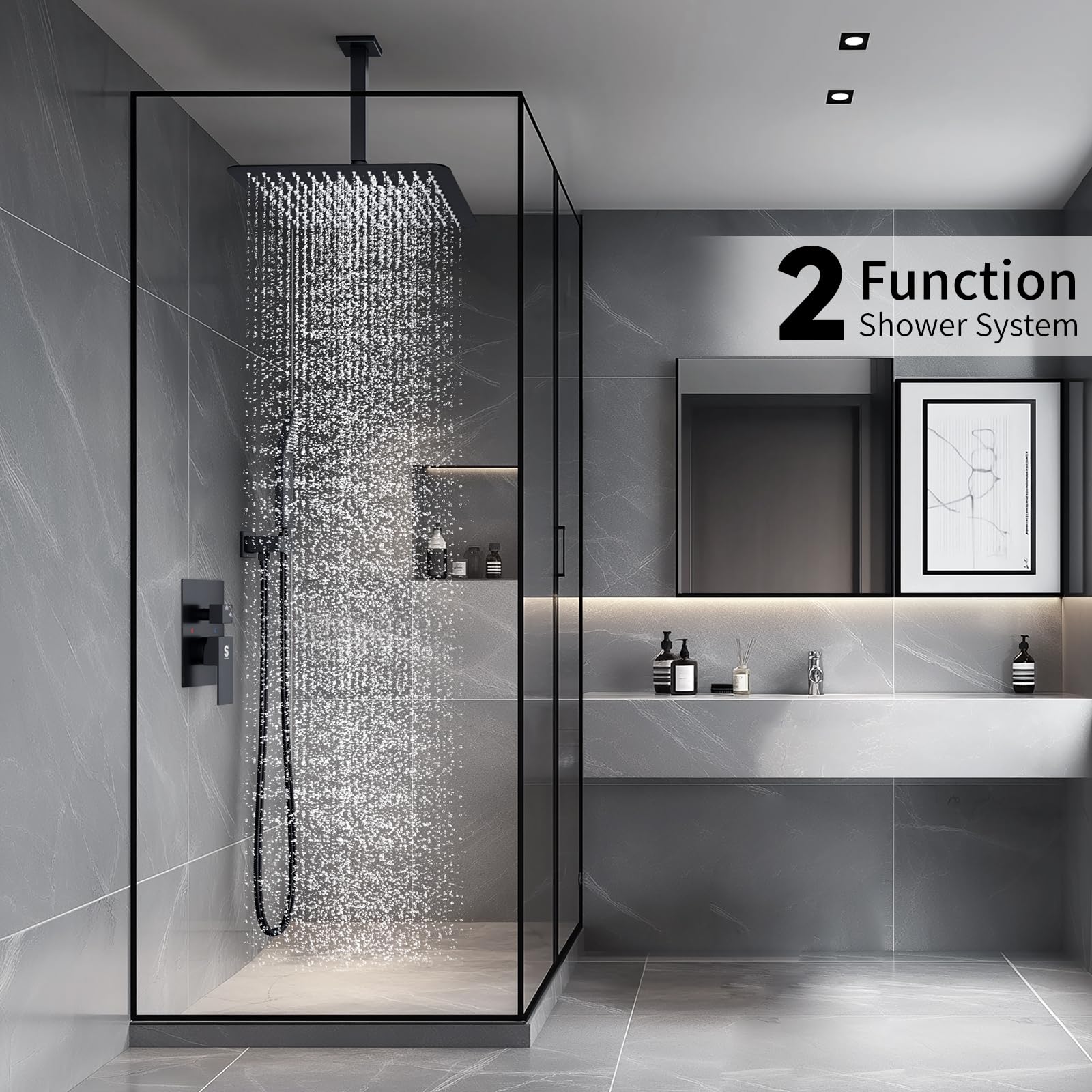 SR SUN RISE solid-brass hand shower offers versatile cleansing and durable performance.
