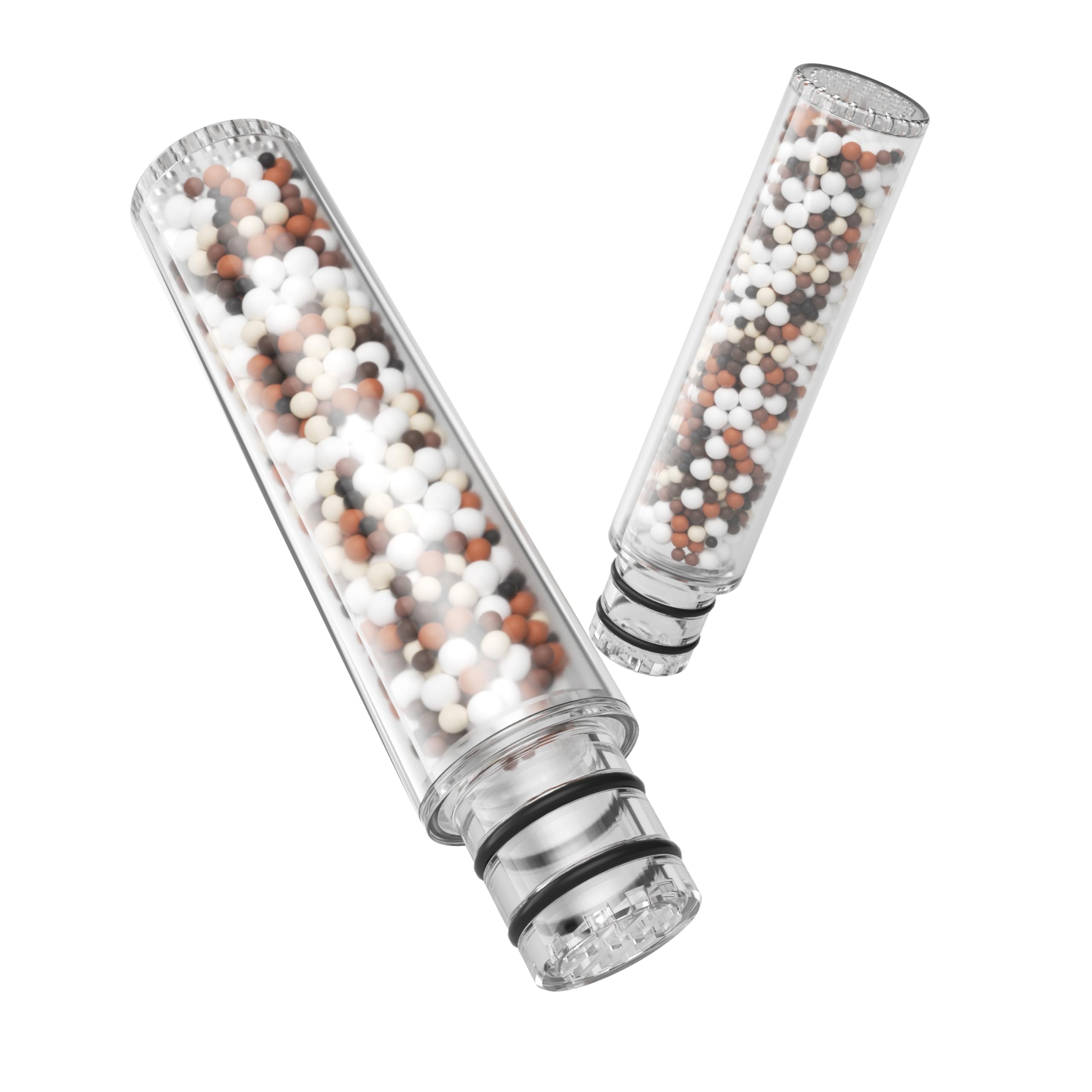 SR SUN RISE handheld shower filter close-up with multi-layer filtration for softer water.