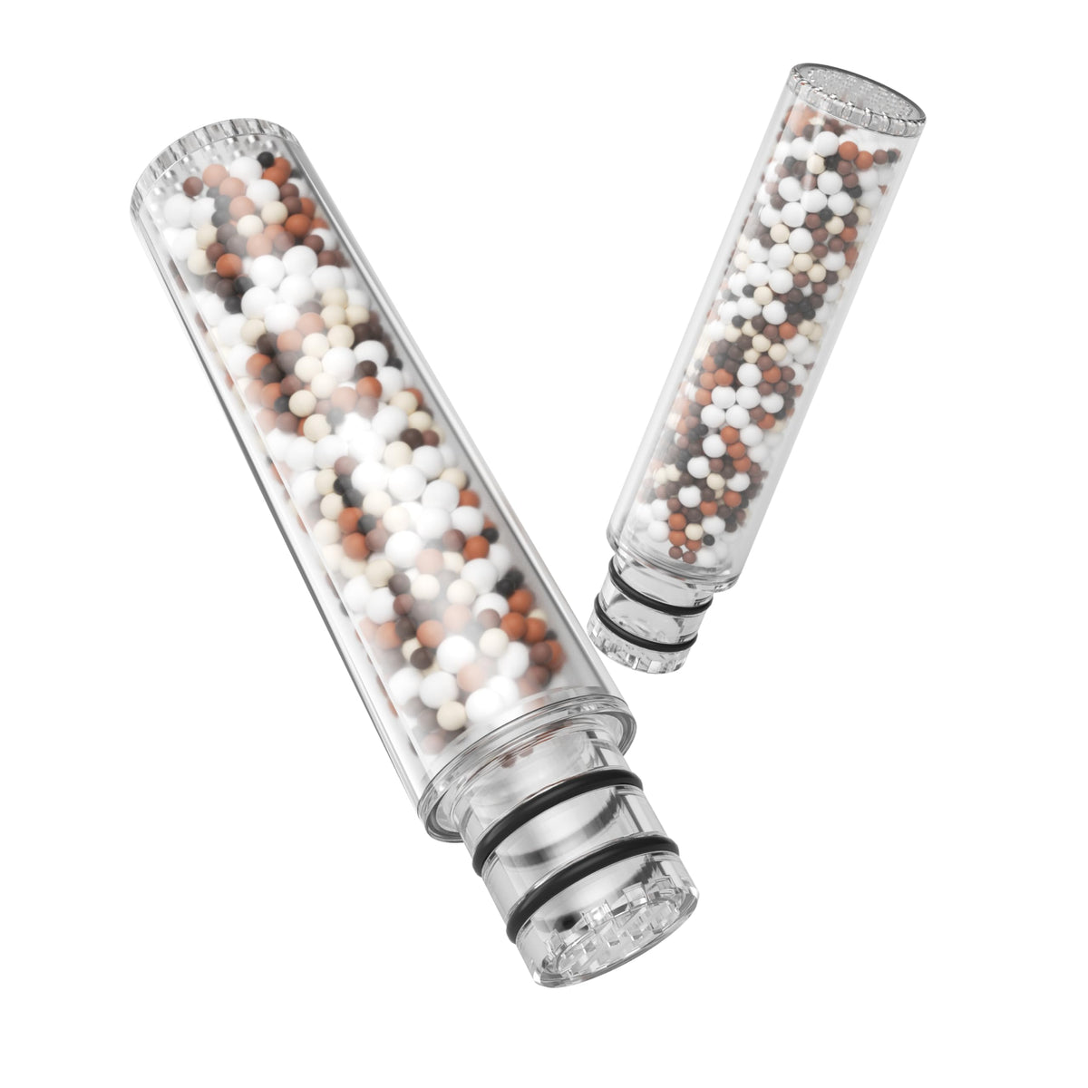 SR SUN RISE handheld shower filter close-up with multi-layer filtration for softer water.