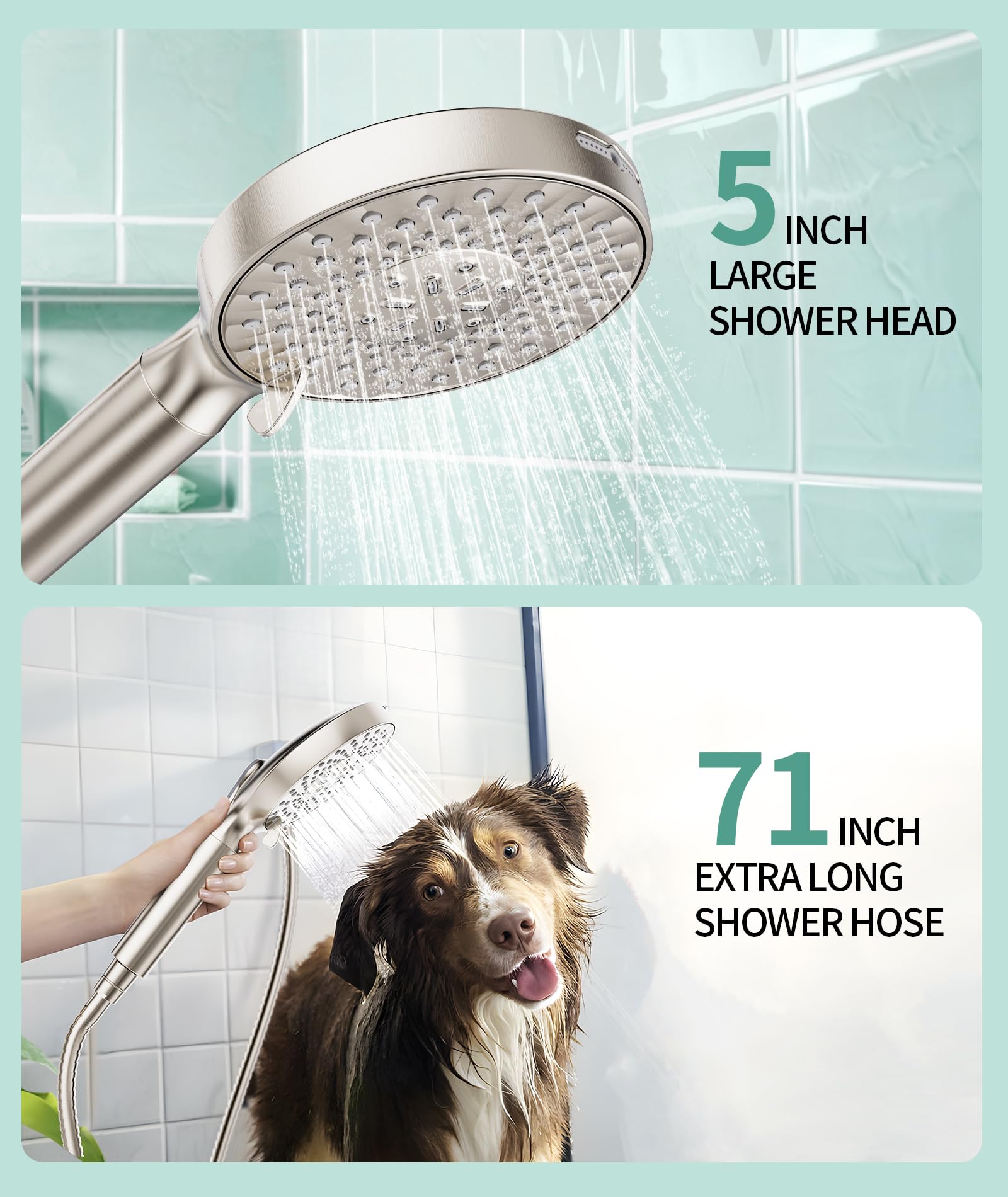 SR SUN RISE high-pressure boost improves shower experience even in low water pressure.