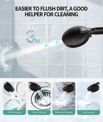 SR SUN RISE nine spray modes for customized shower experiences