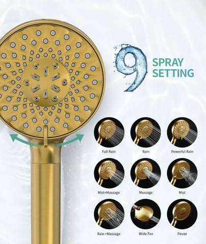 SR SUN RISE self-cleaning silicone nozzles prevent grime buildup
