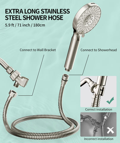 SR SUN RISE self-cleaning silicone nozzles resist grime for easy maintenance.