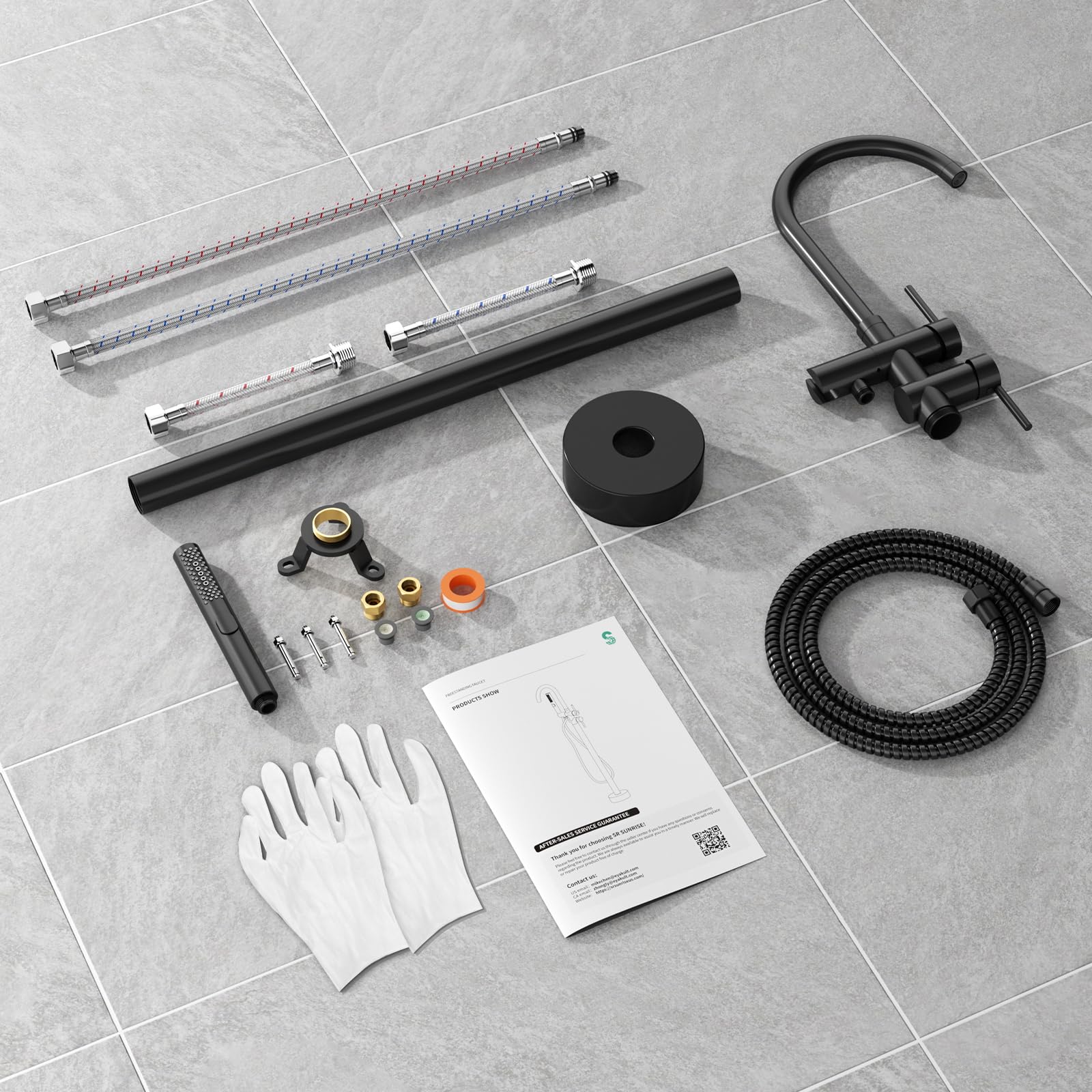 SR SUN RISE stainless steel supply lines resist wear