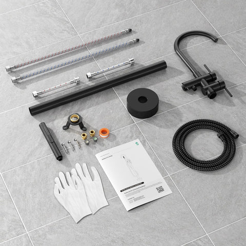 SR SUN RISE stainless steel supply lines resist wear