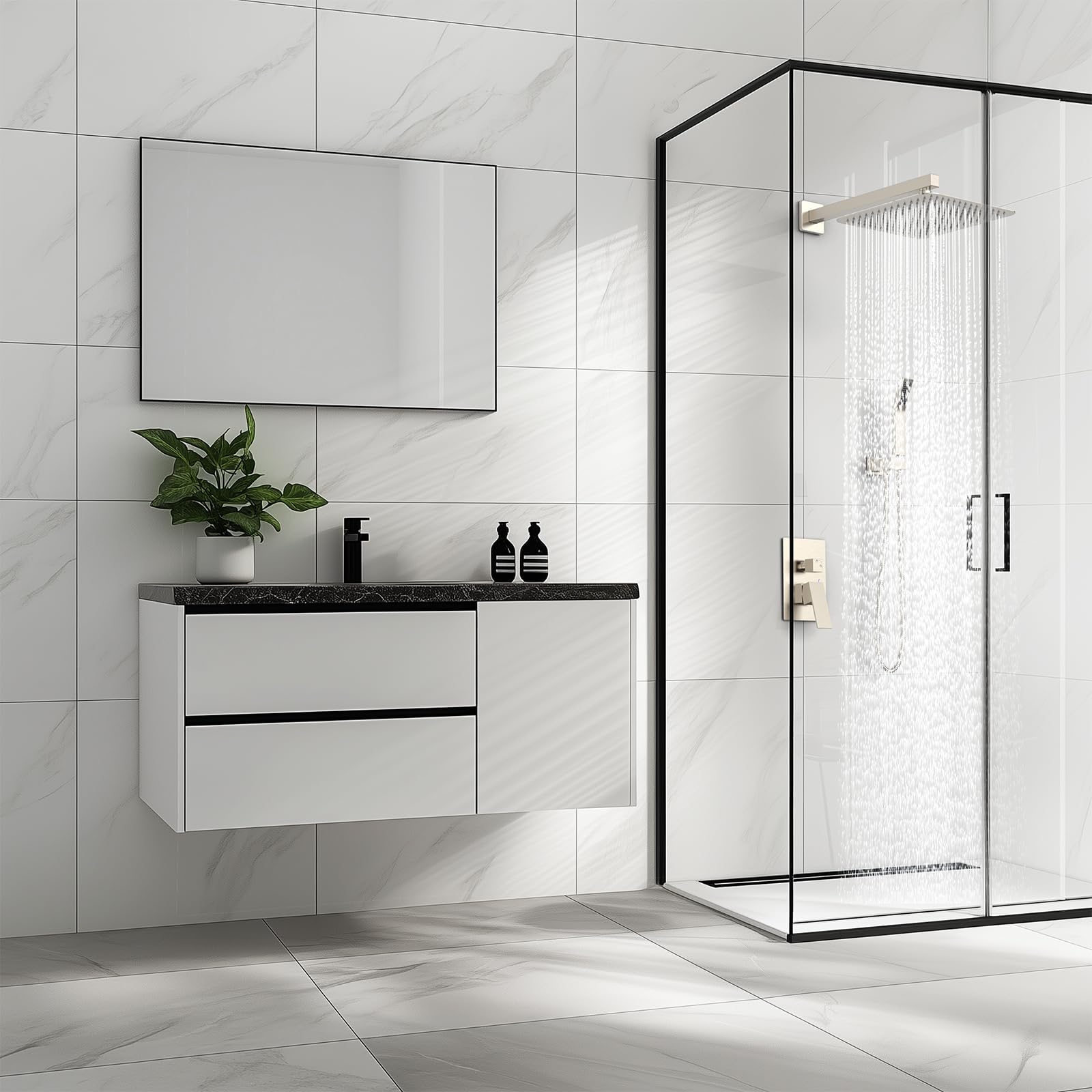 SR SUN RISE compatible with standard 1/2-inch shower arms