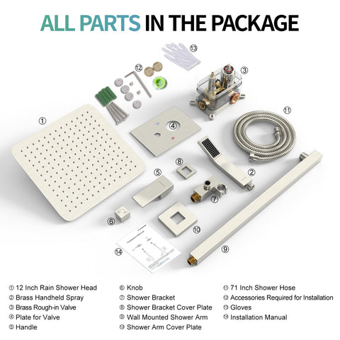 SR SUN RISE standard 1/2-inch connections simplify installation.