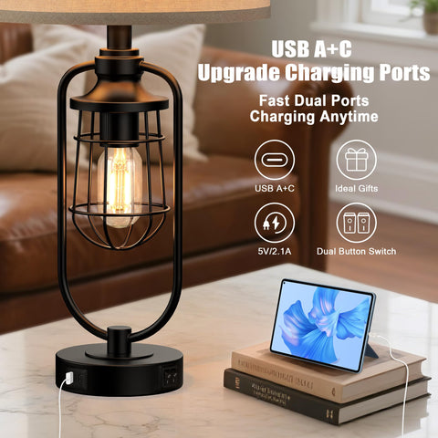 SRJJRS lamp base dual switches for independent top and bottom lighting.