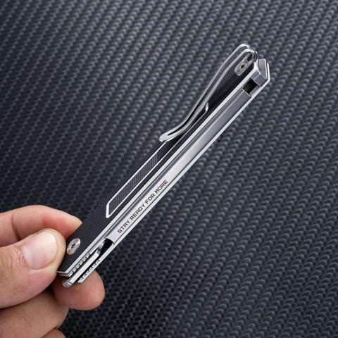 SRM folding knife compact 7.32-inch length for versatile carry.