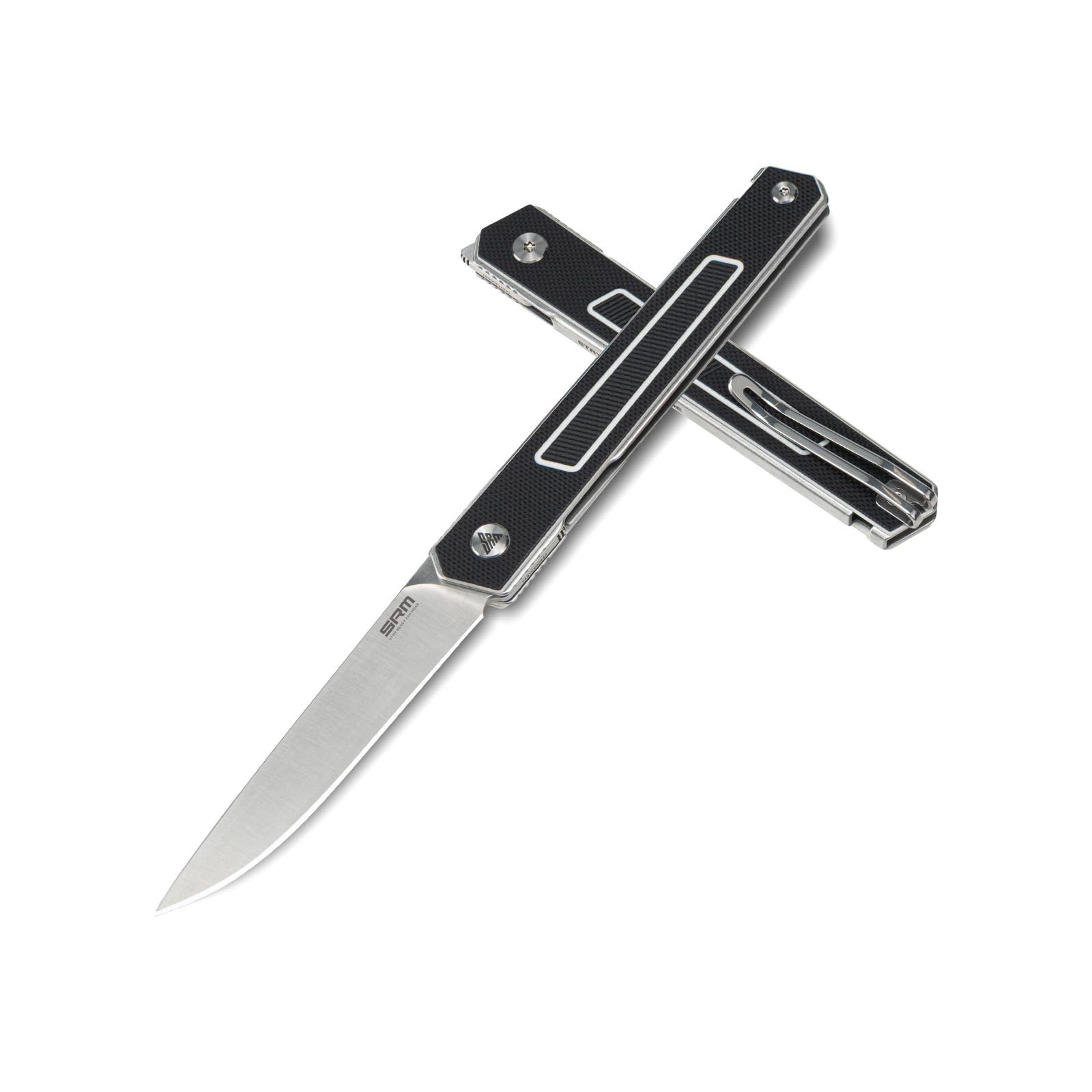 SRM folding knife lightweight at 1.6 ounces for easy carry.