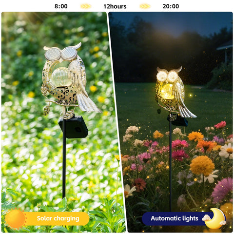 SRNPMIU solar panel charging powers wire-free outdoor illumination all day