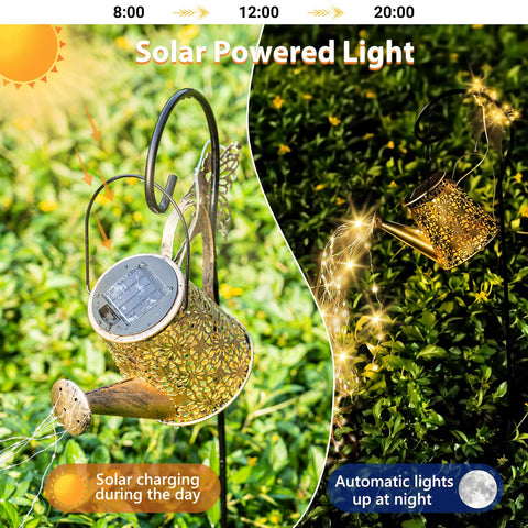 SRNPMIU Watering Can Light with IP65 rating standing against outdoor weather