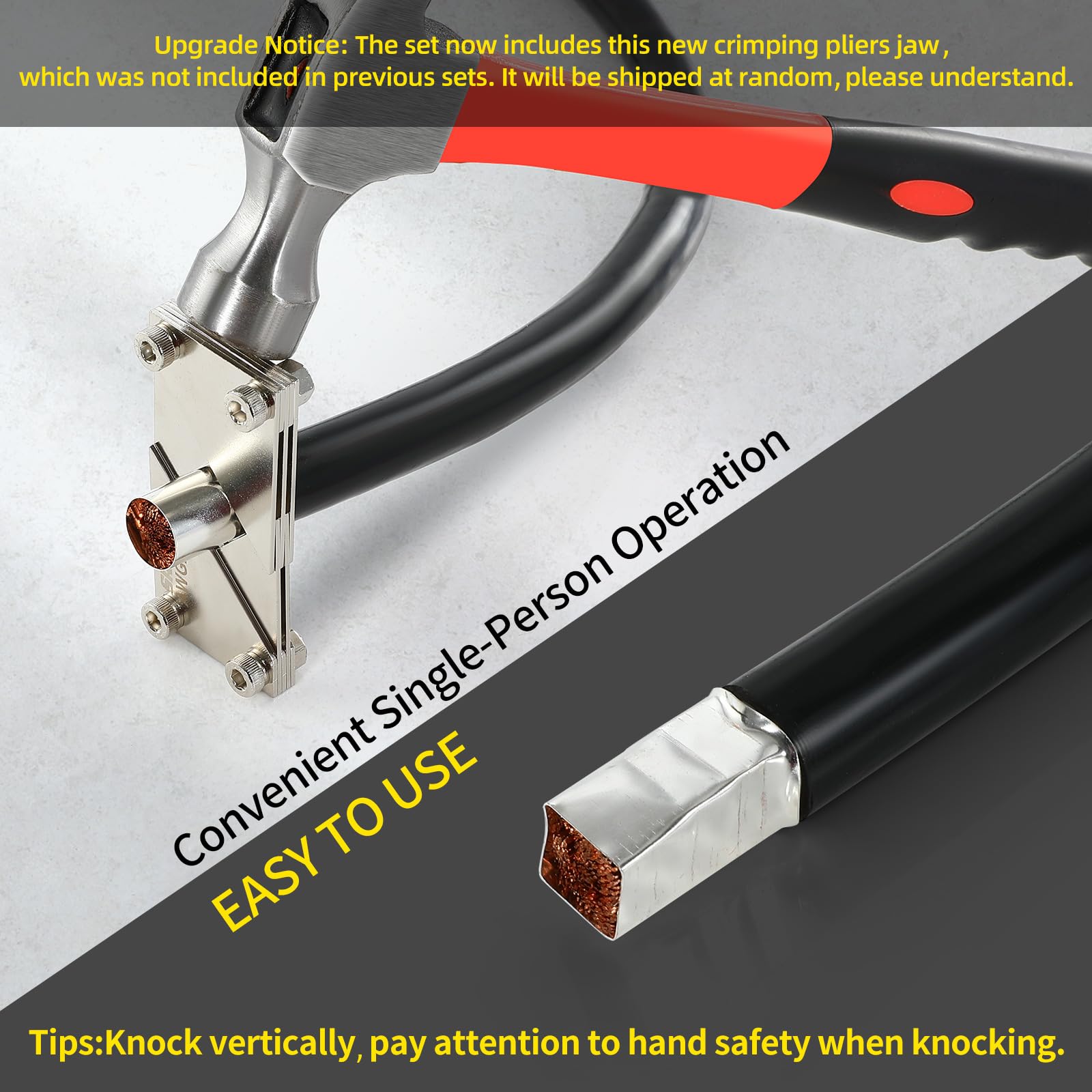 SRXECT tool-handheld ergonomic grip supports easy crimping