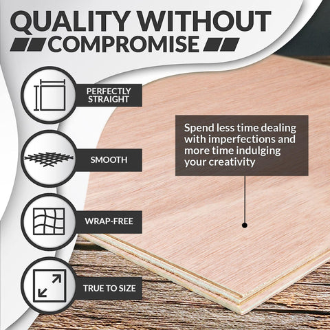 SS Custom basswood sheets versatile for drawing and painting with even grain