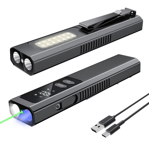 SSPONT EDC Flashlight front view for all-in-one illumination in any setting