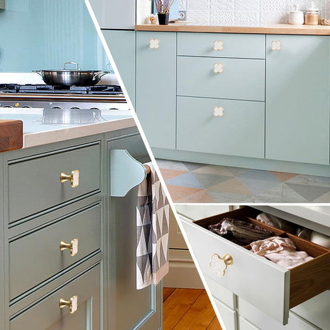 SSYHQAX kitchen cabinet knobs four-leaf clover offer premium detail and reliability.