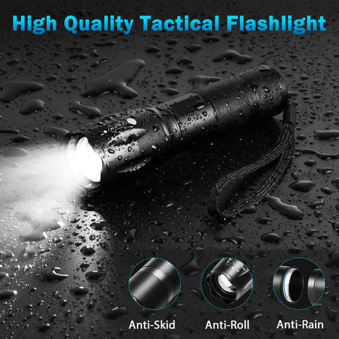 Staarricc AAA or 18650 battery option for flexible power choices.