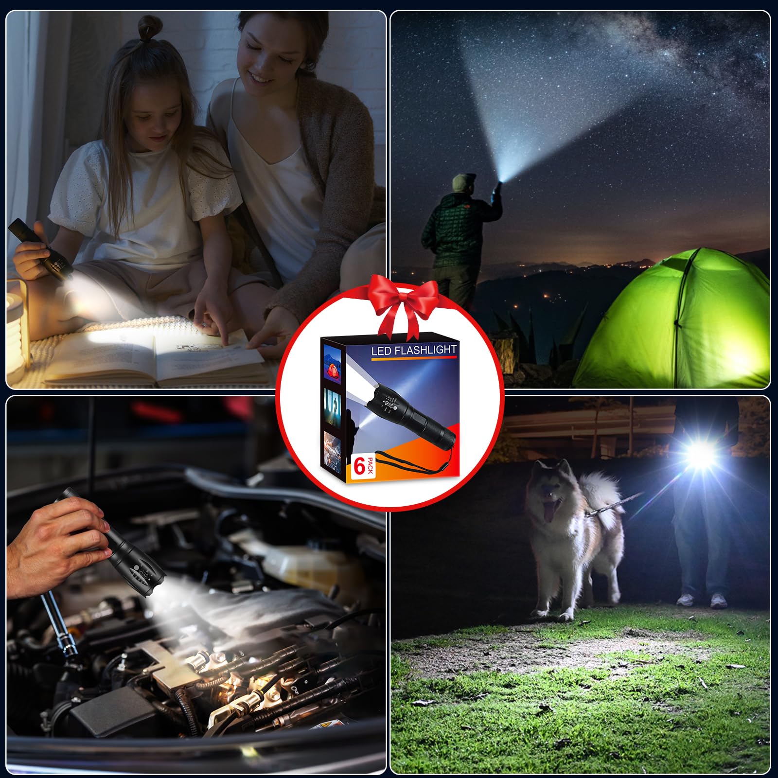Staarricc emergency camping use flashlight ready for outdoor trips.