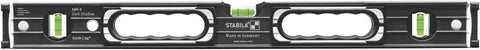 Stabila 37300 Dark Shadow 48in level side profile highlighting reinforced aluminum stability.