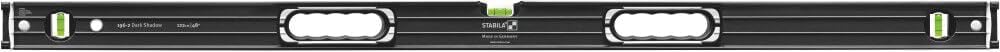 Stabila end caps with slip stoppers provide secure marking on surfaces.