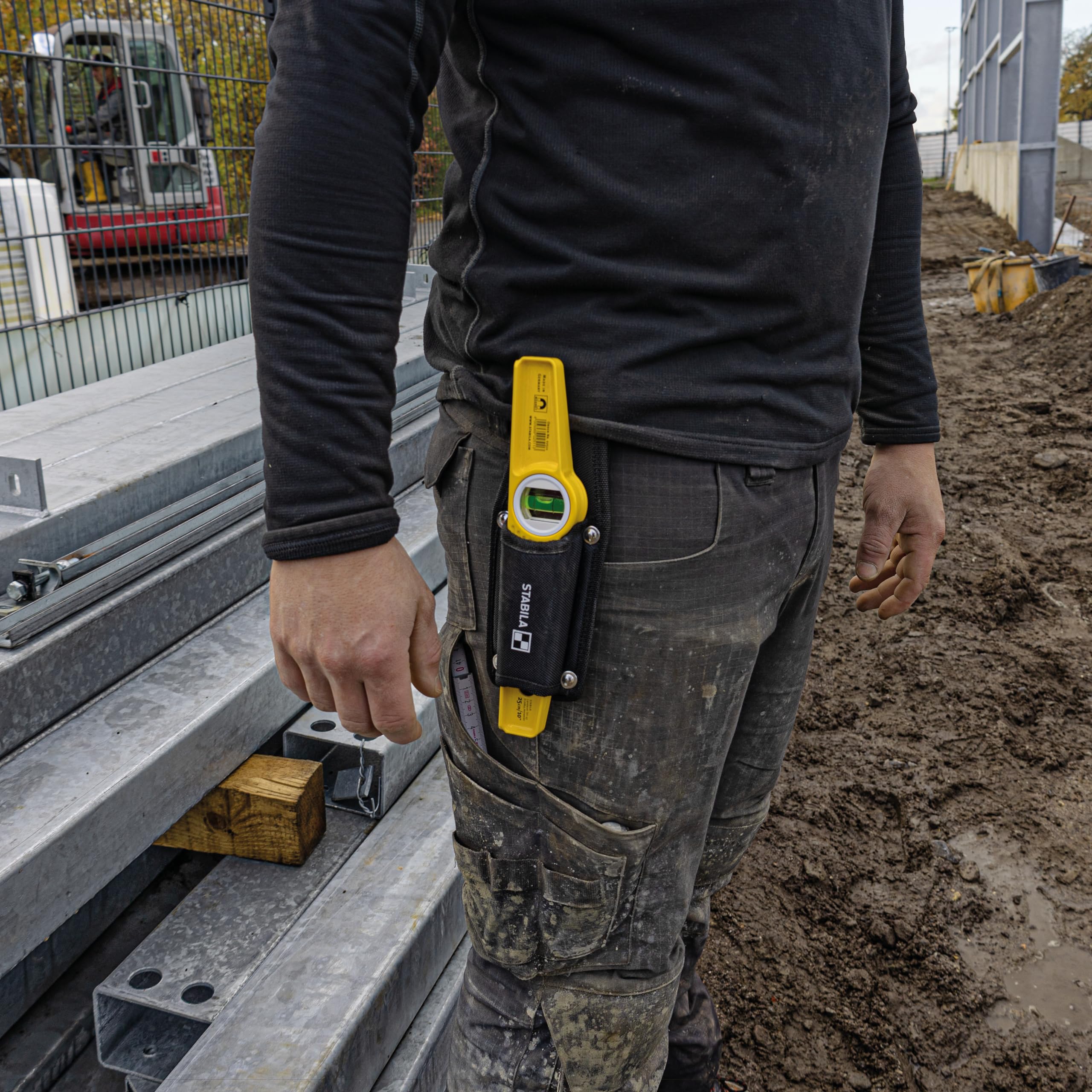 Compact 10-inch size ideal for scaffold and steel work.
