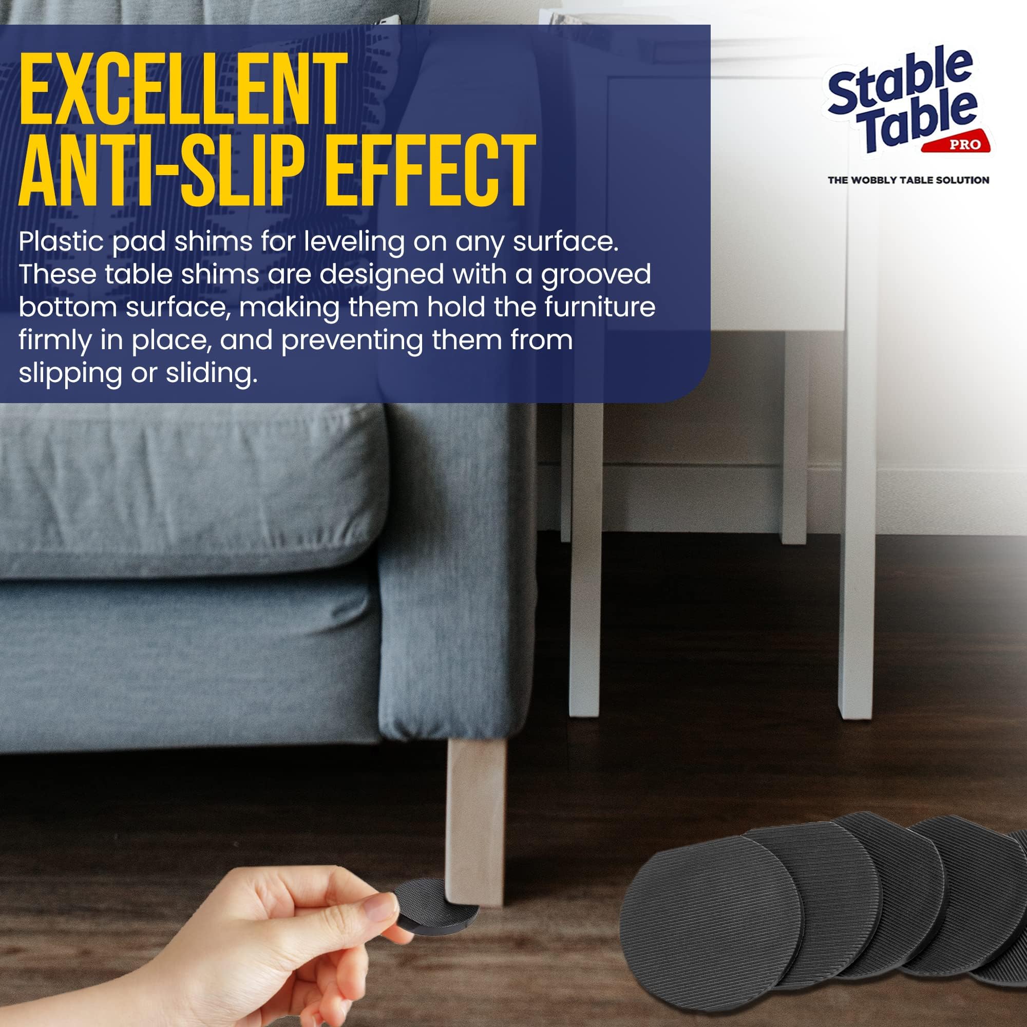 Stable Table Pro 3 3/4 inch wedges offer versatile height and stabilization.