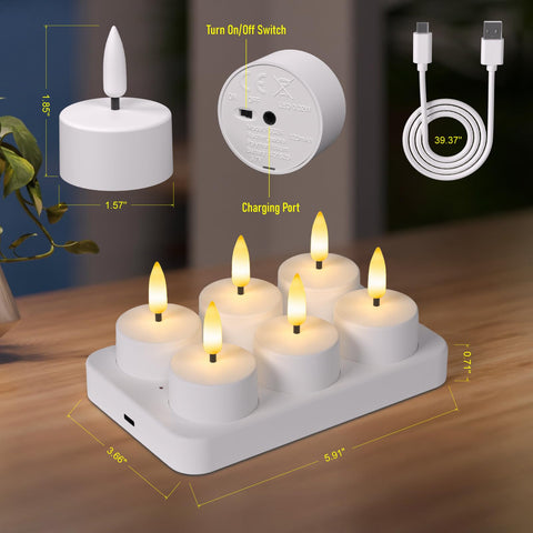 Staerysky LED flame close-up with lifelike flicker for ambiance.