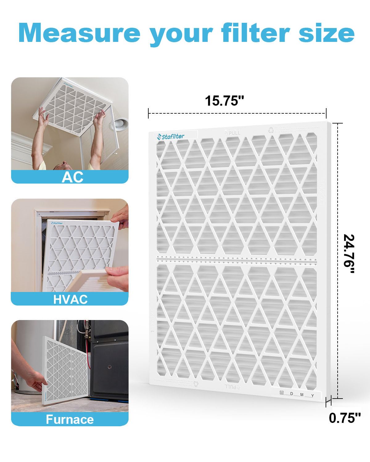Stafilter design supports low airflow resistance for HVAC efficiency