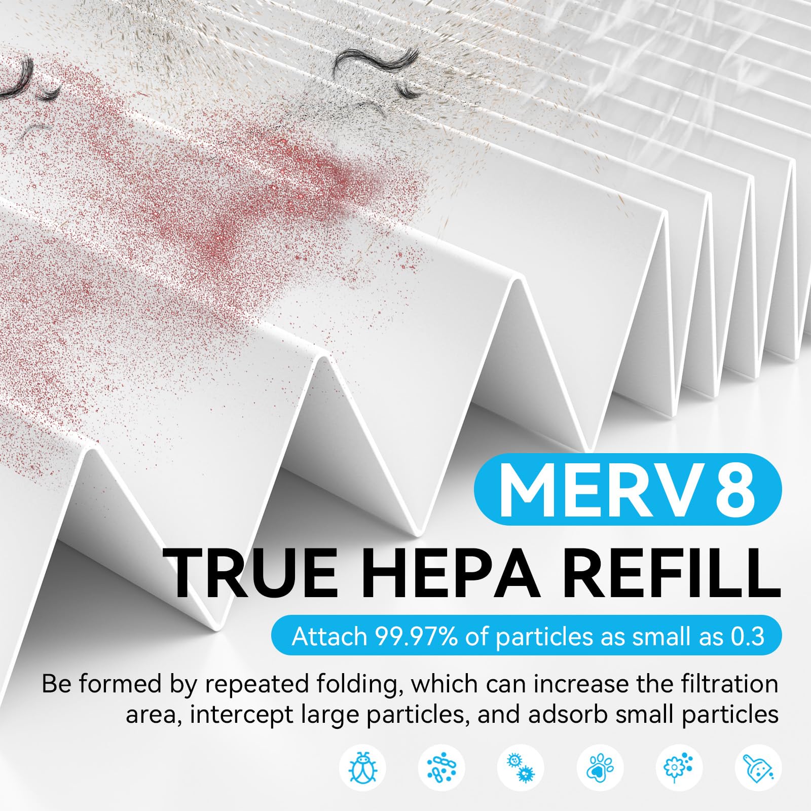 Stafilter refill paper pack ready for quick, mess-free replacements