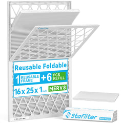 Stafilter reusable frame assembled for easy maintenance and long-lasting filtration