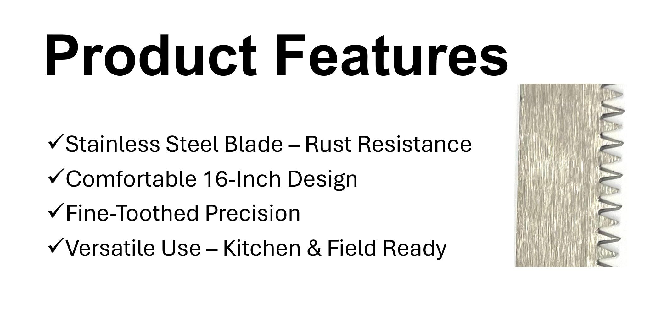 Stainless Butcher Hand Hacksaw cutting frozen meat for steady, clean slices.