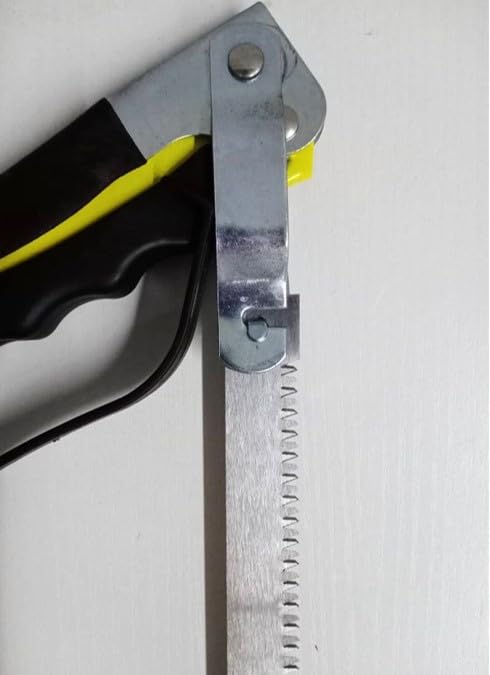 Stainless Butcher Hand Hacksaw handle grip demonstrates comfortable control for extended use.