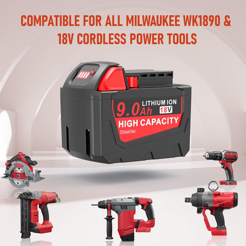 Stairlie 9Ah battery charging quickly for tough job days