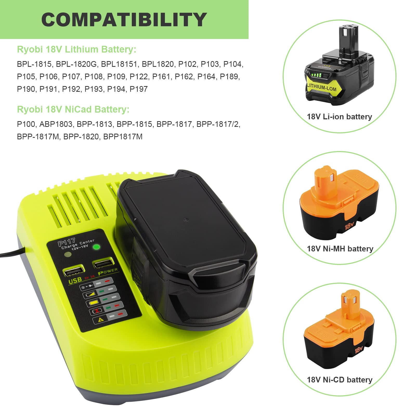 Stairlie P117 LED indicators provide clear charging status for easy monitoring.
